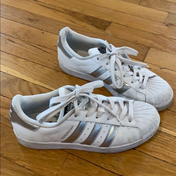 adidas Shoes - Adidas superstar sneakers silver 7.5 adidas Shoes - Adidas superstar sneakers silver 7.5
